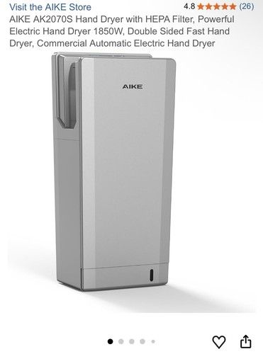 Aike ak2070s hand dryer with - aike,