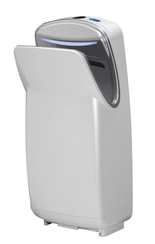 Hand dryer and - hand, in